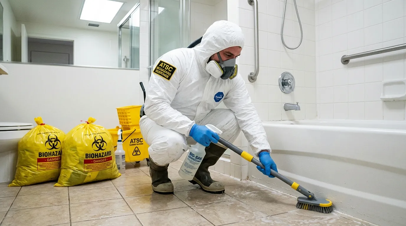 Decontamination equipment deployed for Blood Cleanup in Mundelein